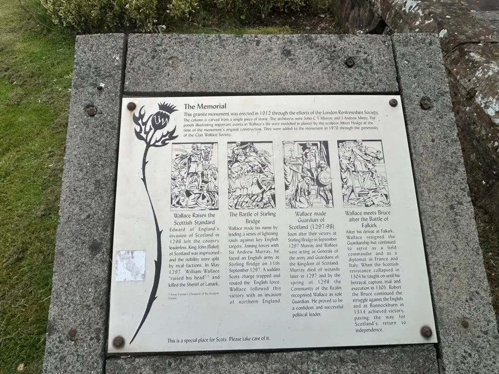 image of William Wallace monument at Elderslie